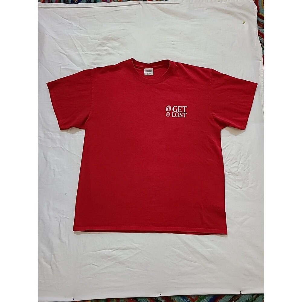 PARK SUPPORT YOUR LOCAL SEARCH & RESCUE TEAM Get Lost T SHIRT Mens Xl